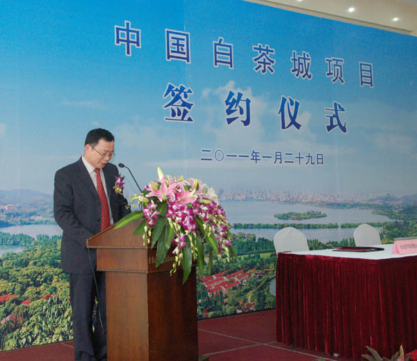 ”中国白茶城”项目签约仪式在杭州举行